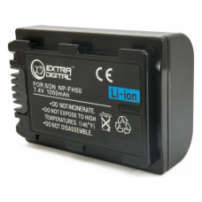 Аккумулятор, батарея для Sony NP-FH50, Li-ion, 1050 mAh (BDS2660) | Extradigital