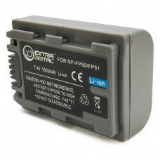 Аккумулятор, батарея для Sony NP-FP50, Li-ion, 1600 mAh (BDS2667) | Extradigital