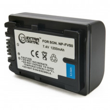 Аккумулятор, батарея для Sony NP-FV50, Li-ion, 1200 mAh (BDS2676) | Extradigital