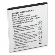 Аккумулятор, батарея для Lenovo S580 (BL225) 2150 mAh | Extradigital