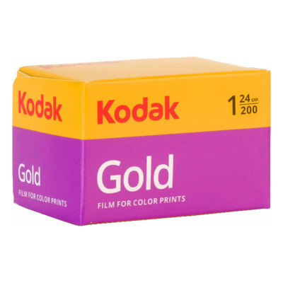 Фотопленка цветная Kodak GOLD 200 ISO тип 135=35 мм - 24 кадра (11/2026)