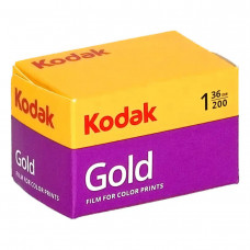 Фотопленка цветная Kodak GOLD 200 ISO, тип 135=35 мм тип (35мм), 36 кадров - насыщенные цвета и мелкое зерно (05/2027)