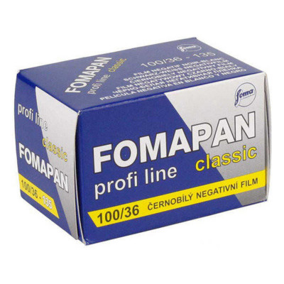 Фотопленка черно-белая Fomapan Classic 100 ISO тип 135=35 мм 36 кадров