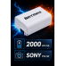 Аккумулятор NP-FW50 2000mAh для камер Sony NEX-3, NEX-5, 6000, 6100, 6300, 6400, 6500, 7 II III