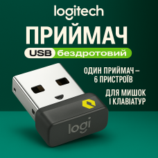 Приемник Logitech Logi Bolt адаптер для мыши и клавиатуры USB Receiver