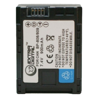 Аккумулятор, батарея Canon BP-808 Chip | Extradigital