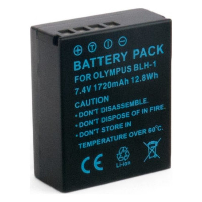 Аккумулятор, батарея для Olympus BLH-1, 1720 mAh (BDO2702) | Extradigital
