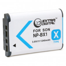 Аккумулятор, батарея для Sony NP-BX1, Li-ion, 1240 mAh (BDS2648) | Extradigital