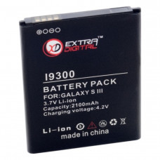 Аккумулятор, батарея для Samsung GT-i9300 Galaxy S3, 2100mAh, 5.92Wh | Extradigital