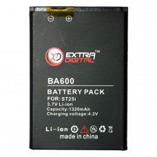 Аккумулятор, батарея для Sony Ericsson BA600 (1320 mAh) | Extradigital