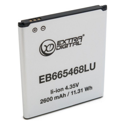 Аккумулятор, батарея для Samsung Galaxy Grand 2 Duos G7102 (EB665468LU) (2600 mAh) | Extradigital