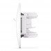 Розетка CAT6 одинарная компьютерная белая Videx binera