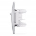 Розетка CAT6 одинарная компьютерная серебряный шёлк Videx binera