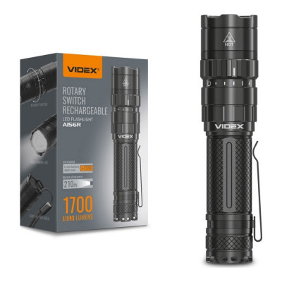 Портативный светодиодный фонарик VIDEX VLF-A156R 1700Lm 6500K