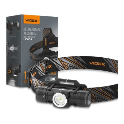 Налобный светодиодный фонарик VIDEX VLF-H065A 1200Lm 5000K